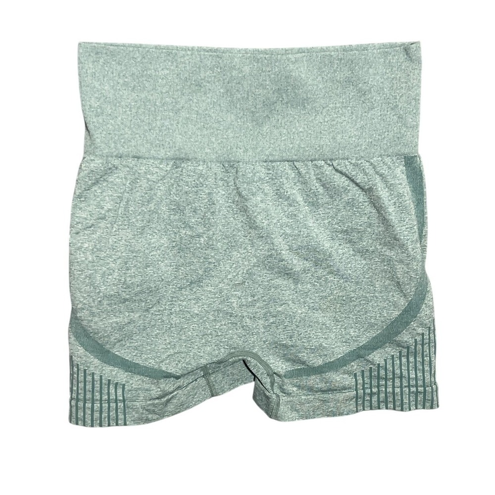 Women's Seamless High Waist Workout Shorts Ruched Butt Lifting Gym Yoga‎ M Mint